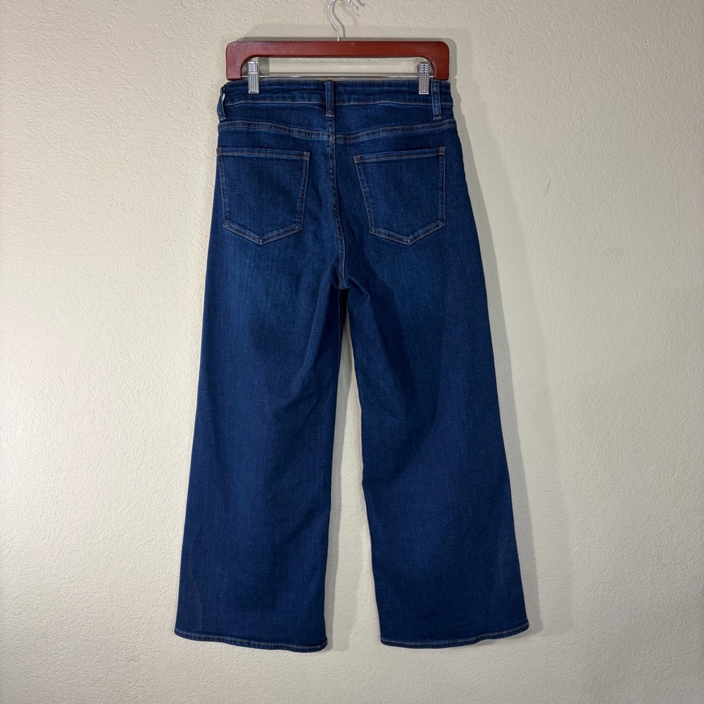 Quince Women Wide-Leg Jeans in Dark Blue Sz 29 Casual Classic Preppy - Picture 6 of 12